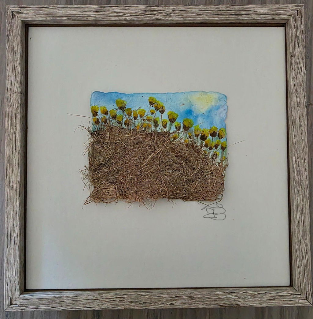 11" x 11" Black MDF Wood Linen Backboard Shadow Box Frame