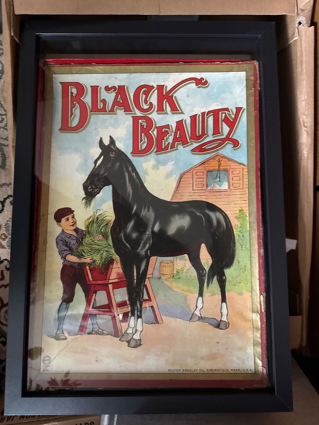 12" x 18” Black MDF Wood Shadow Box Frame