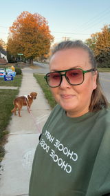 Choose Happy Choose Dogs Sweatshirt