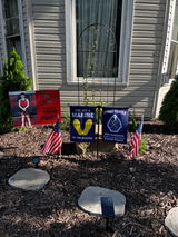 Garden Flag: Kilo 3rd BTN Crest Proud Family (Parris Island)