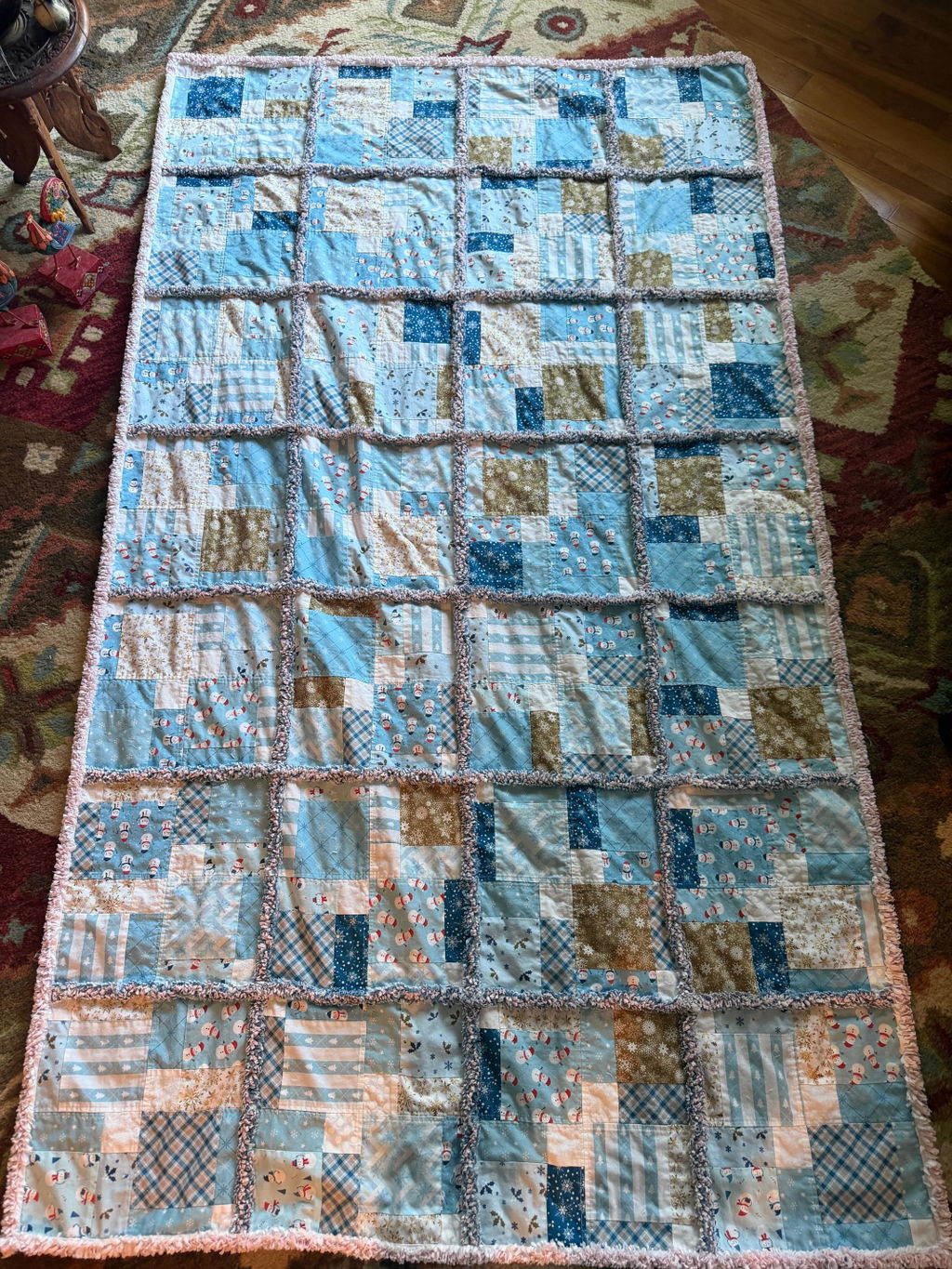 Charm-pack 240pcs - Snowman & Snowflake Collection