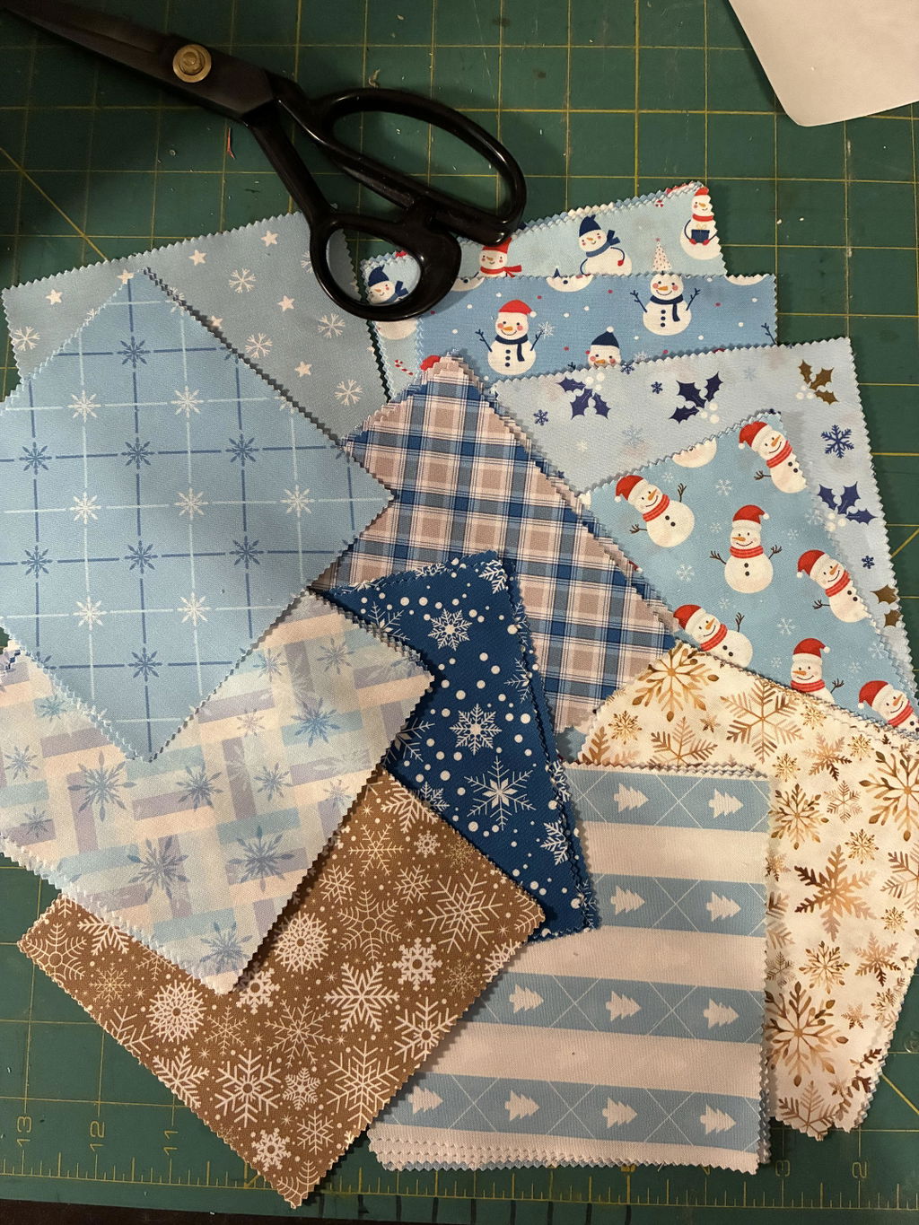 Charm-pack 40pcs - Snowman & Snowflake Collection