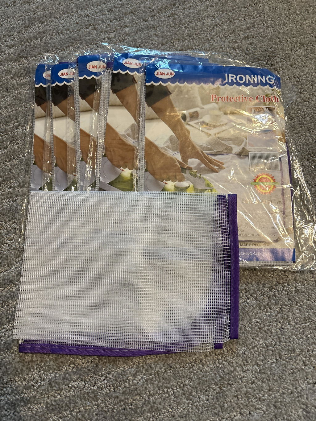Protective Ironing Cloth - See Through Pressing Cloth, No Scorch Marks