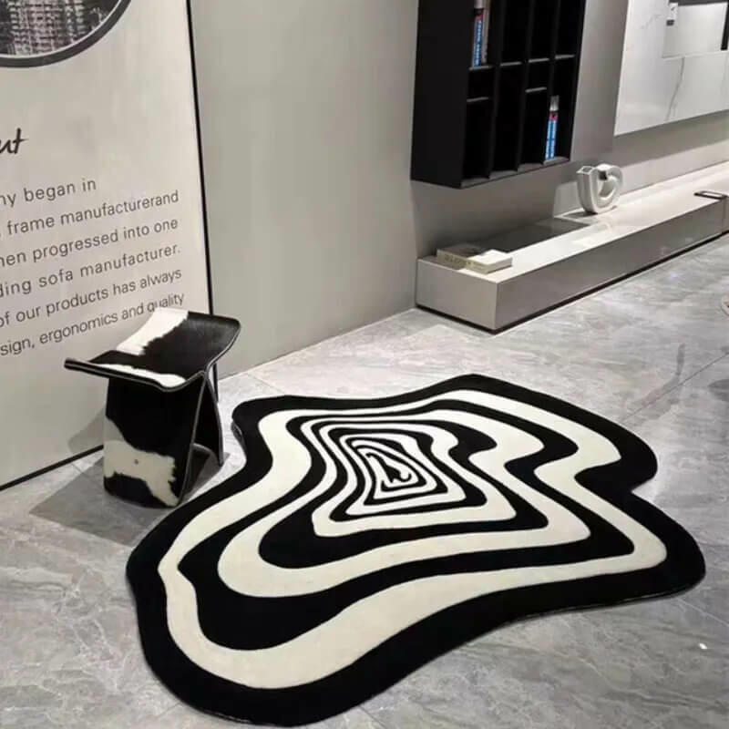 Hypno Blob Tufting Rug, customer photo