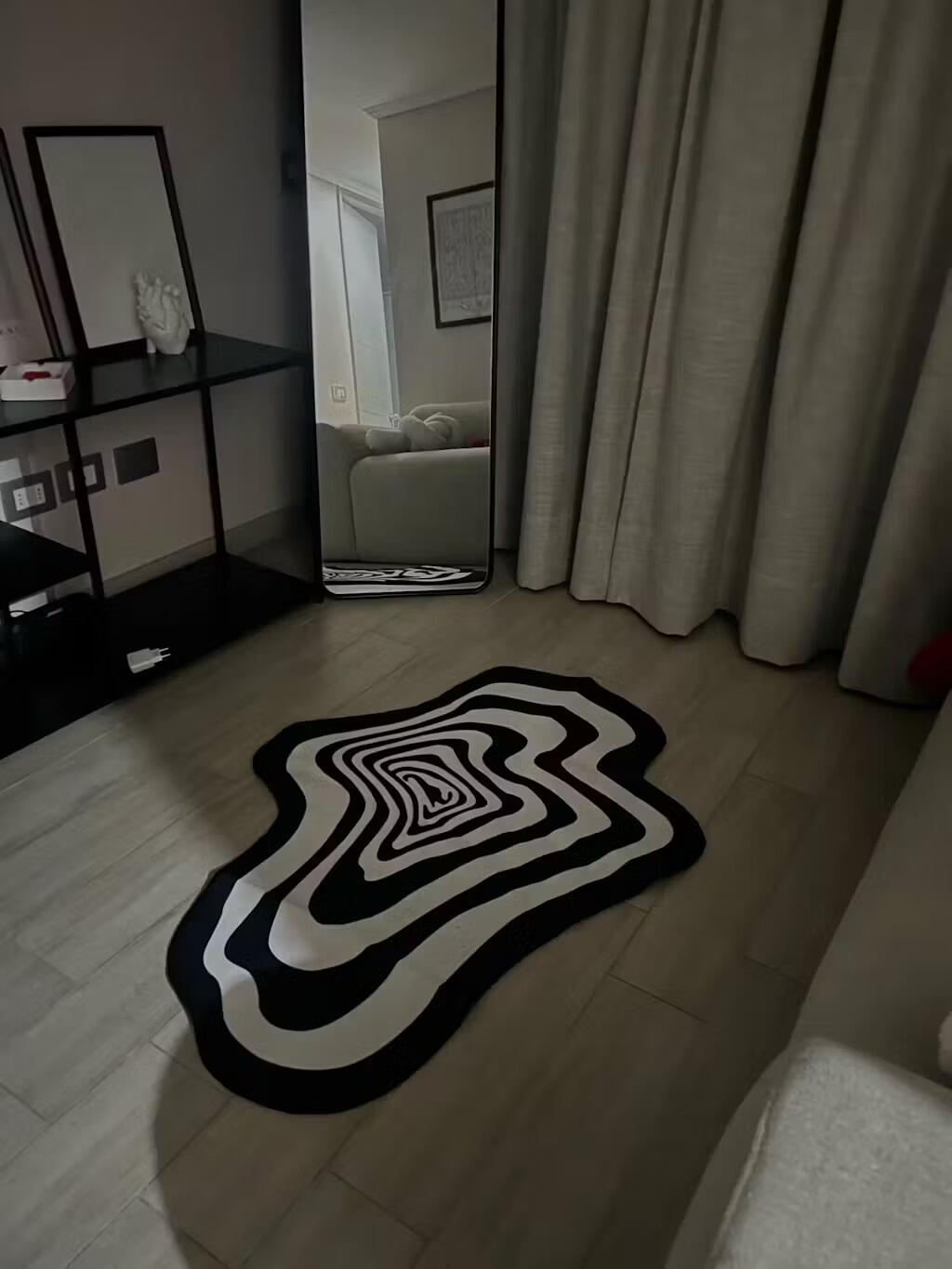 Hypno Blob Tufting Rug, customer photo