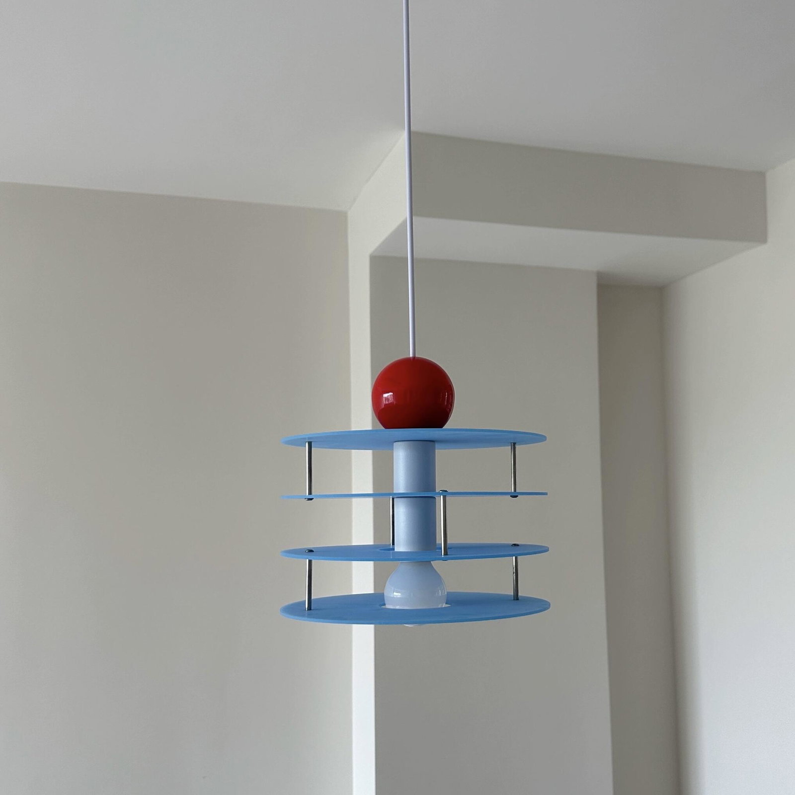 Colorful Acrylic Chandelier, customer photo