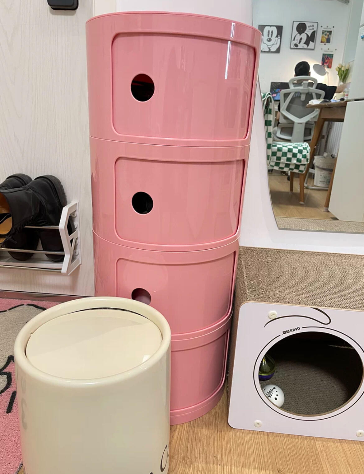 Nordic Pink Cabinet, customer photo