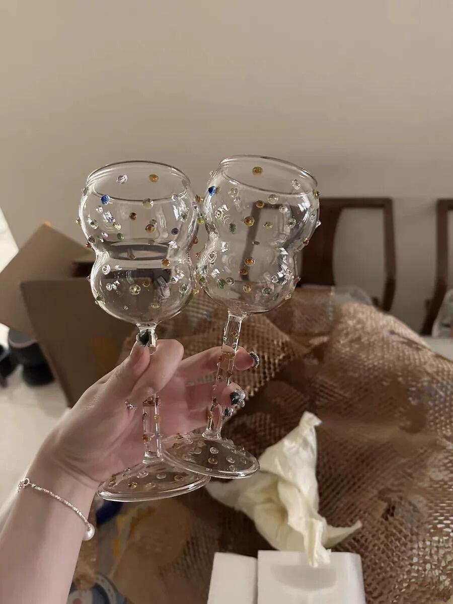 Gemstone Wine Glass, customer photo