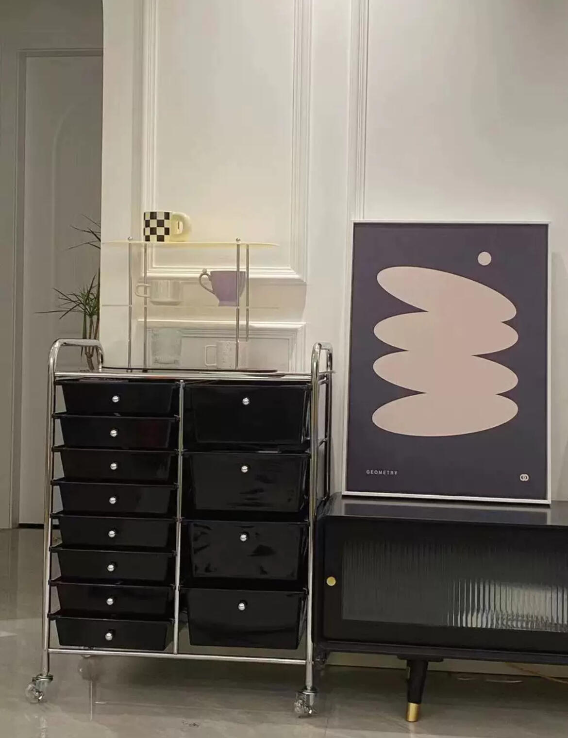 15-Drawer Rolling Storage Cart, customer photo