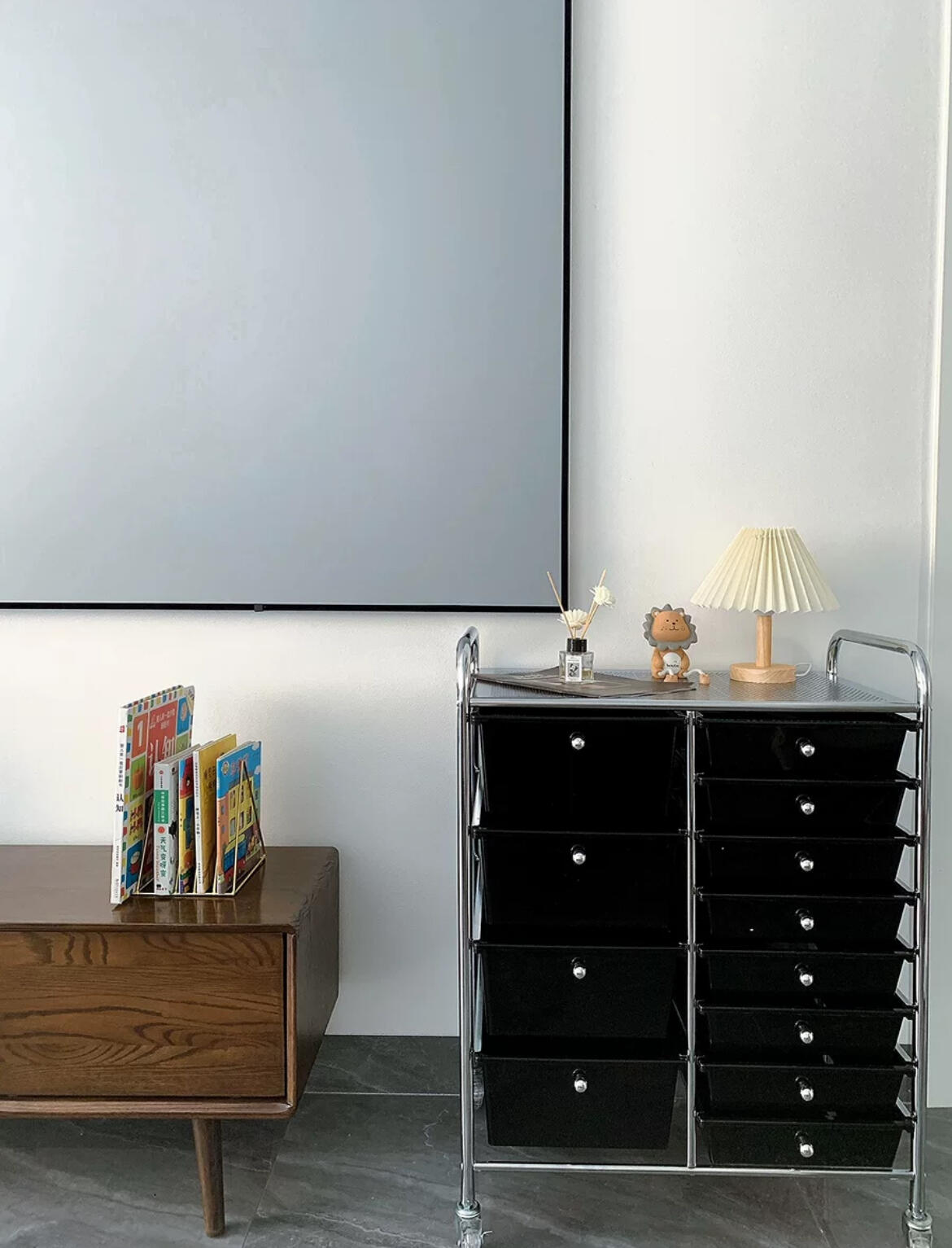 15-Drawer Rolling Storage Cart, customer photo