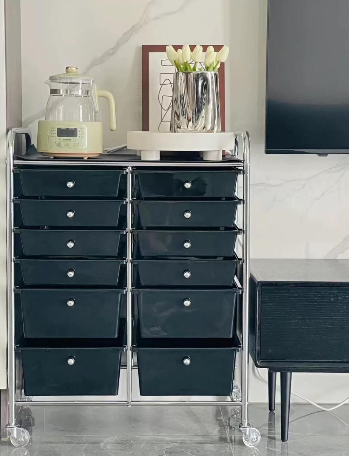 15-Drawer Rolling Storage Cart, customer photo