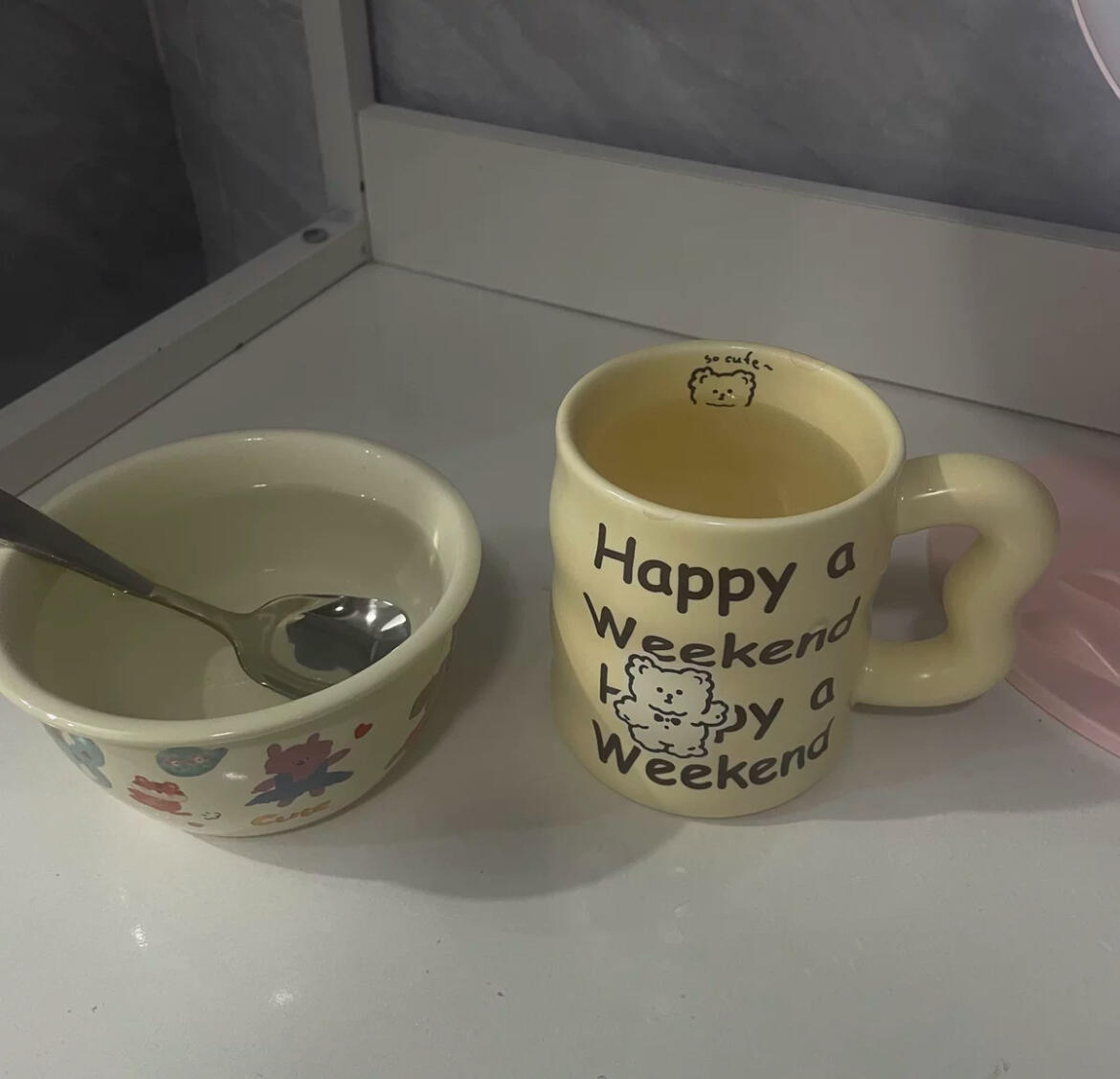 Cute Bear Mug, customer photo