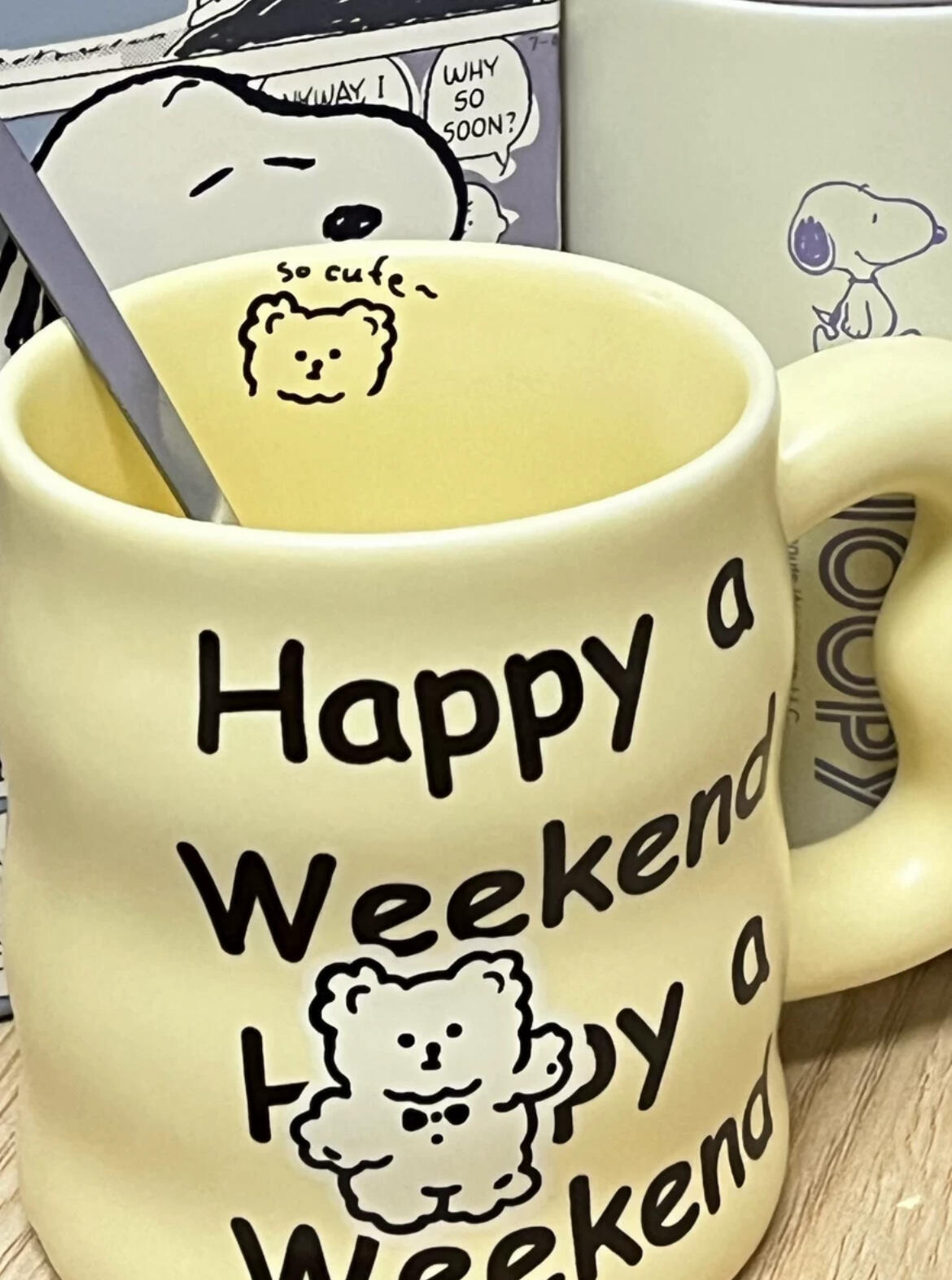 Cute Bear Mug, customer photo