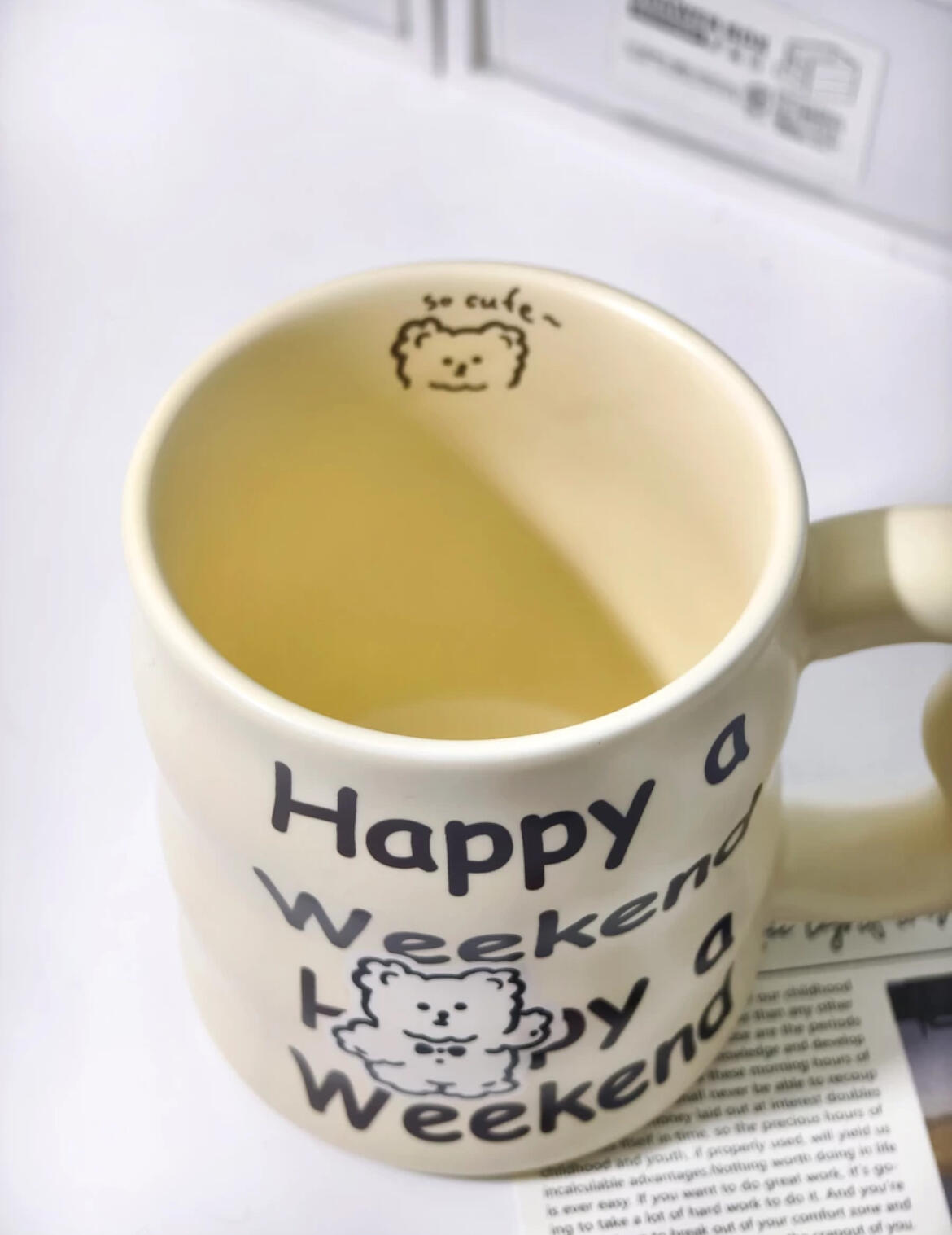 Cute Bear Mug, customer photo