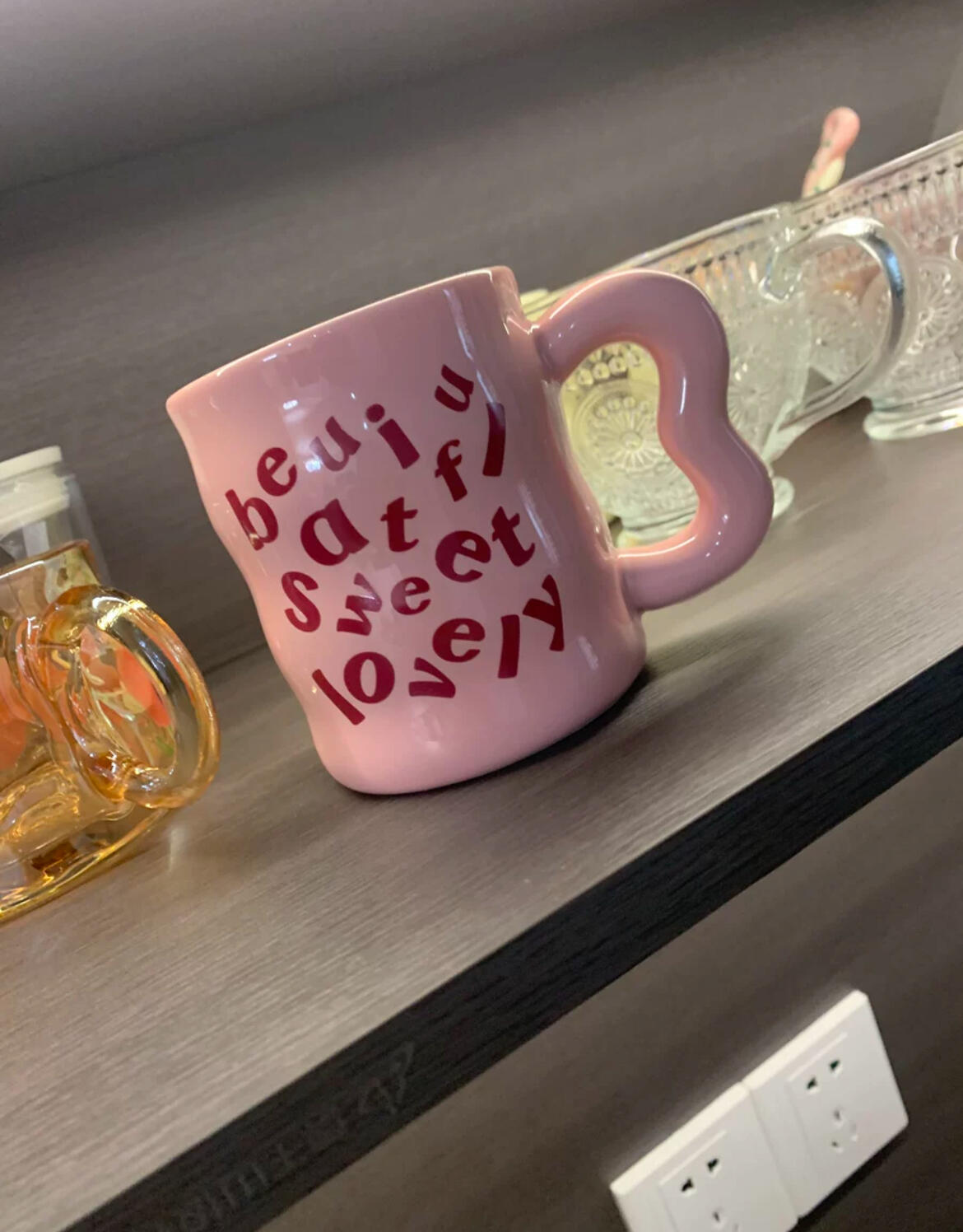 Aesthetic Ceramic Mug, customer photo