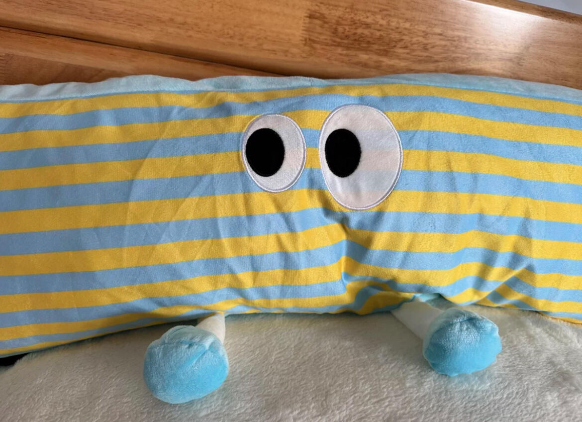Long Pillow with Eyes, customer photo