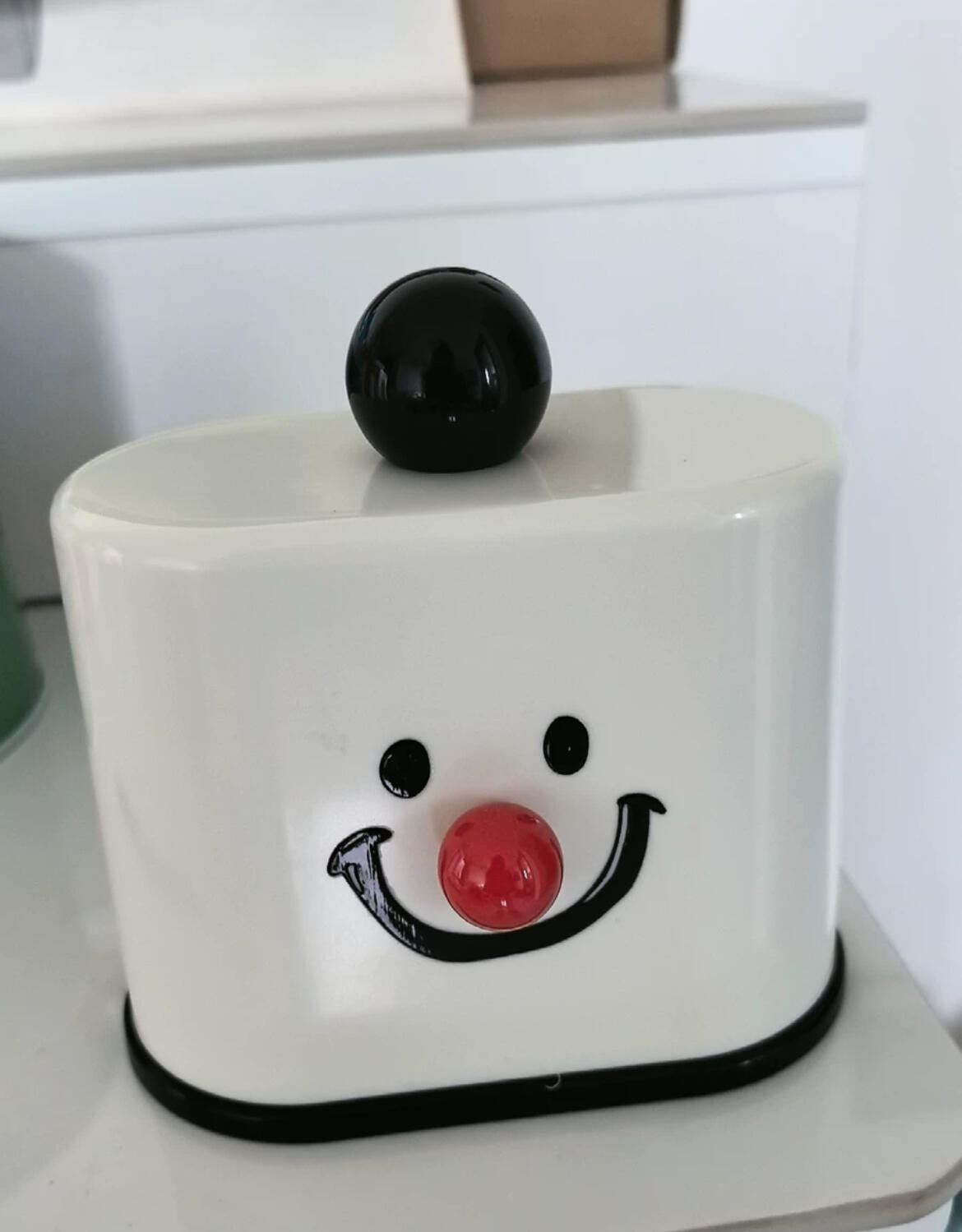 Smile Acrylic Makeup Storage Box, customer photo