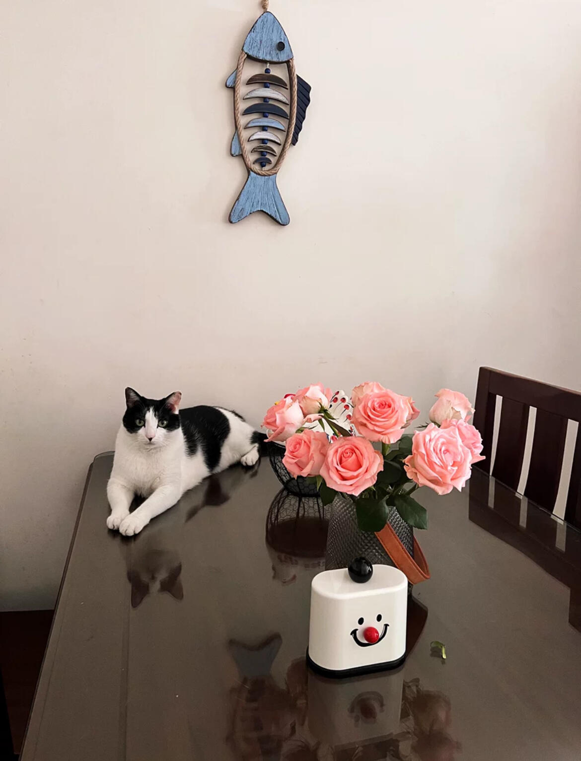 Smile Acrylic Makeup Storage Box, customer photo