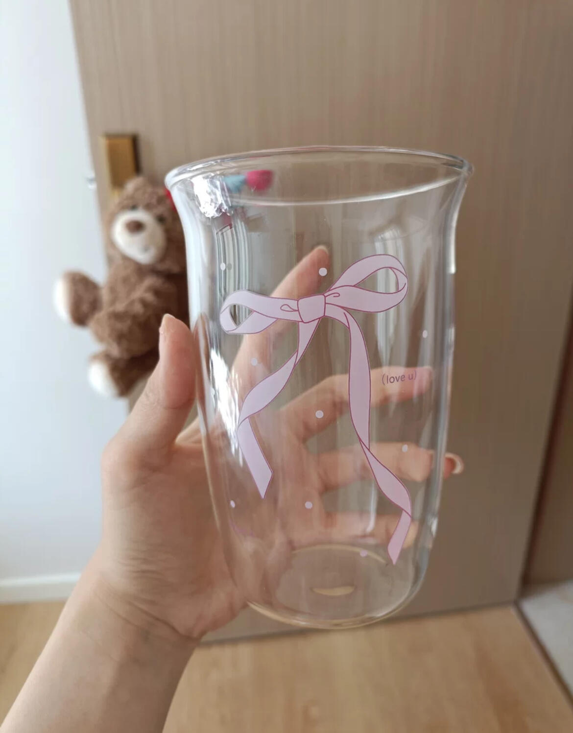 Korean Sweet Bow Glass, customer photo