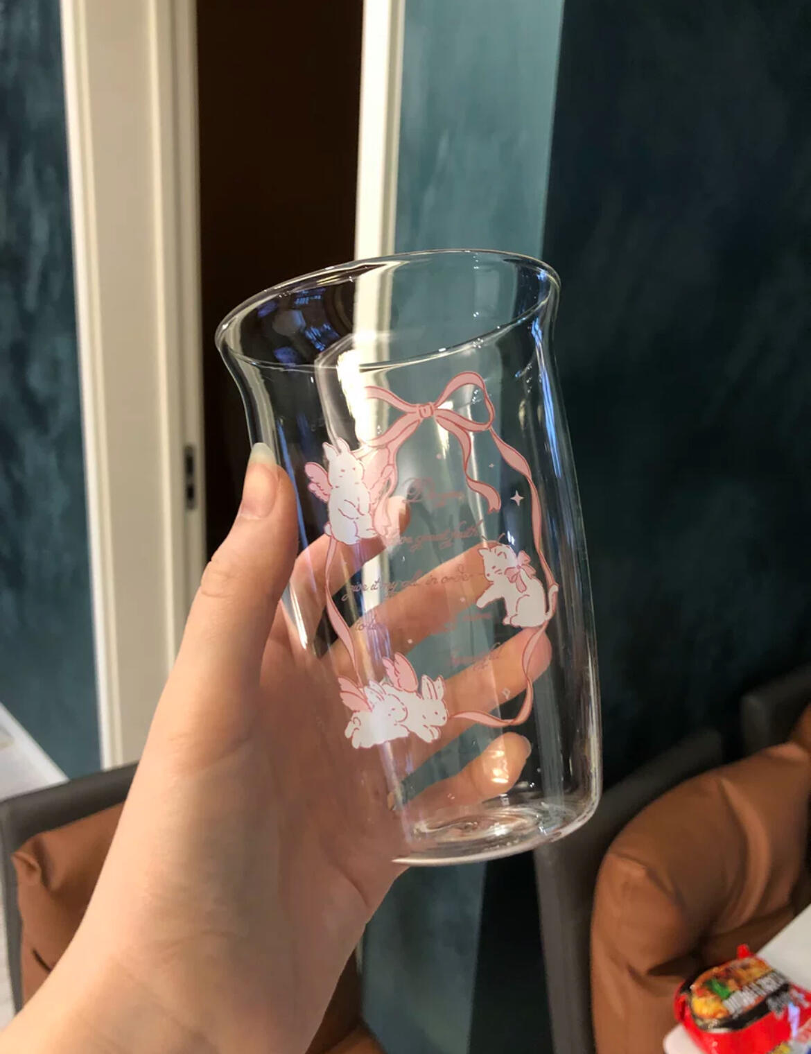 Korean Sweet Bow Glass, customer photo