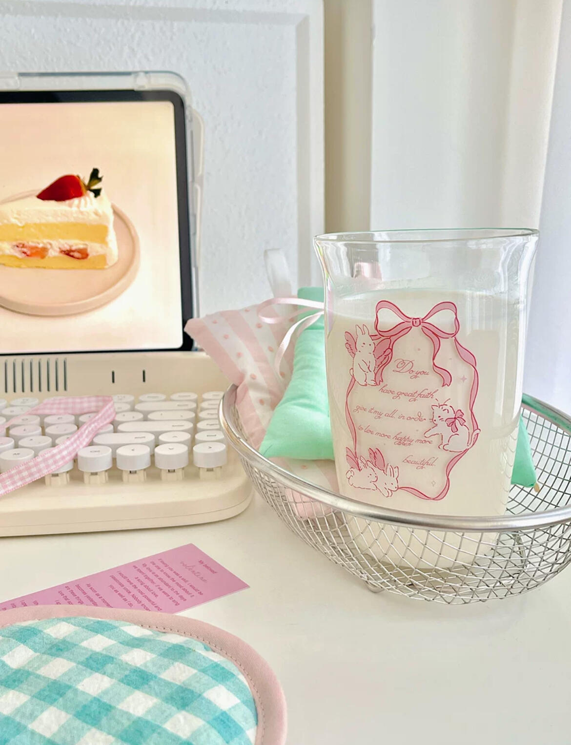 Korean Sweet Bow Glass, customer photo
