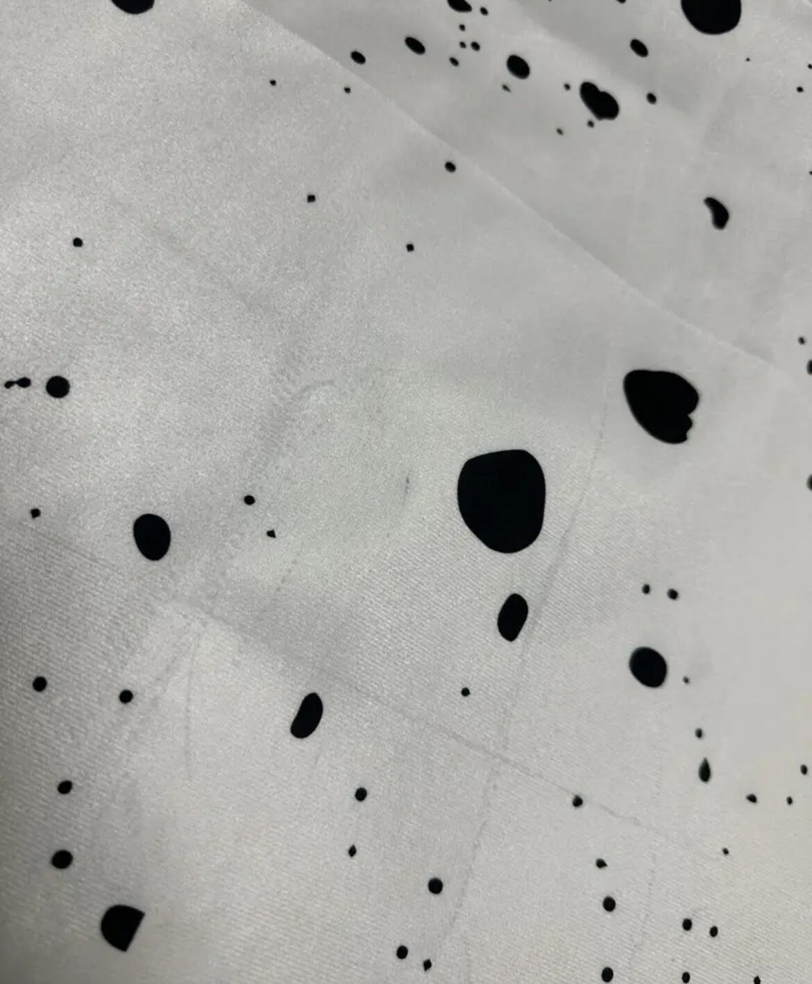 Aesthetic Ink Splatter Tablecloth, customer photo