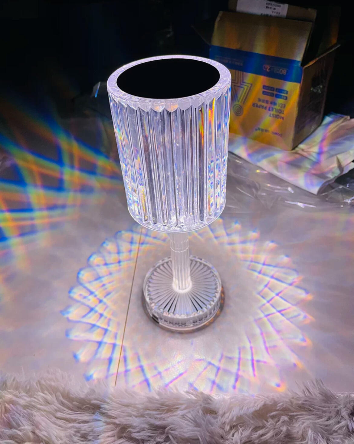 LED Crystal Table Lamp, customer photo
