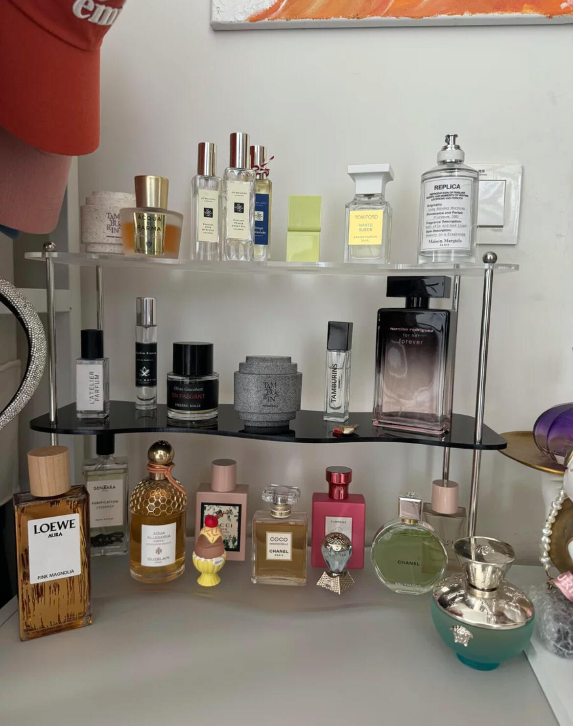 Acrylic Rack Shelf, customer photo