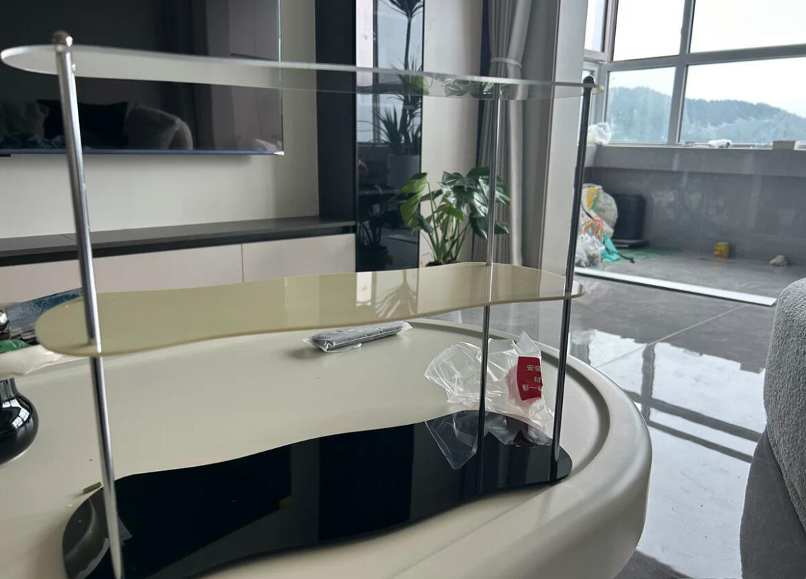 Acrylic Rack Shelf, customer photo