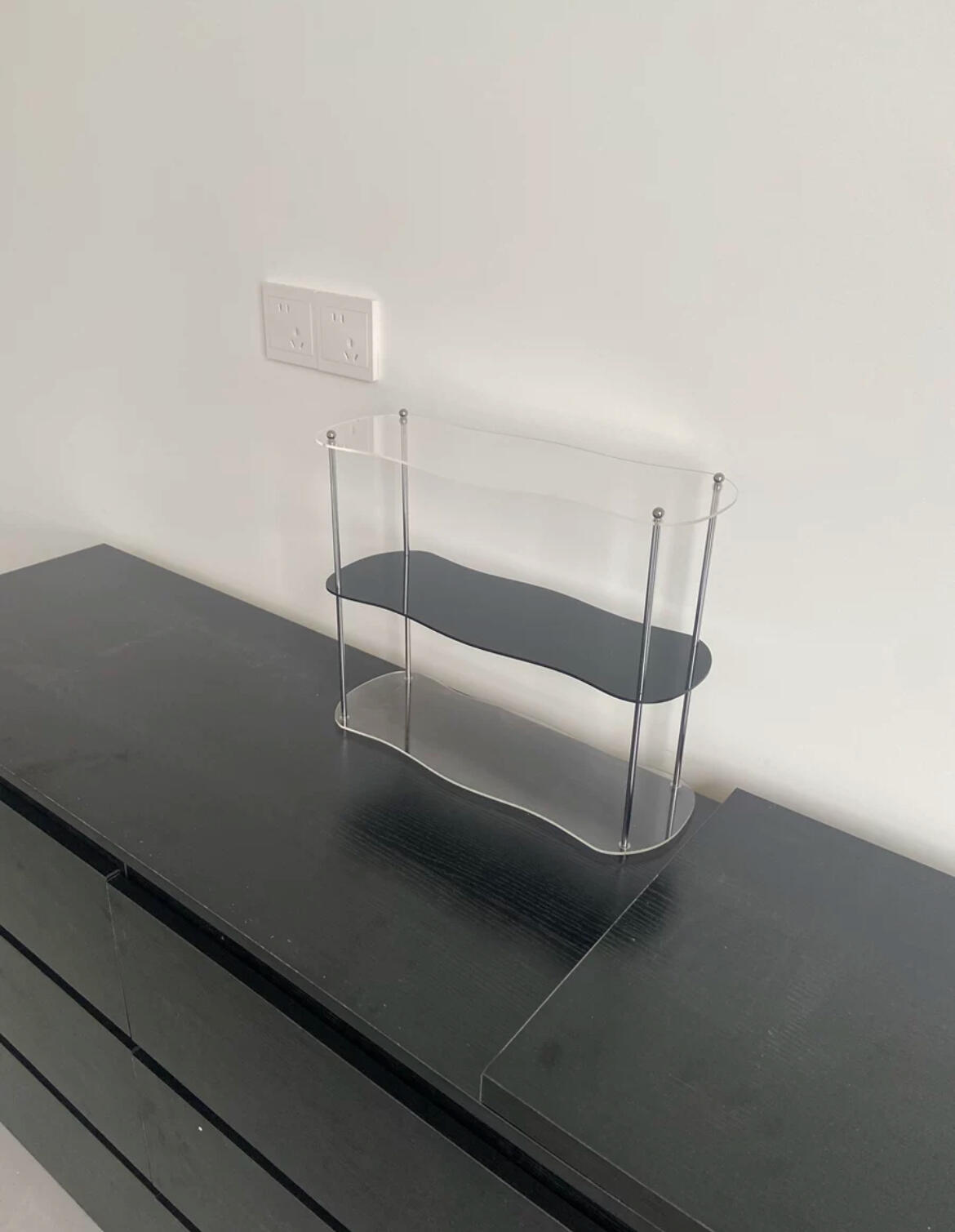 Acrylic Rack Shelf, customer photo