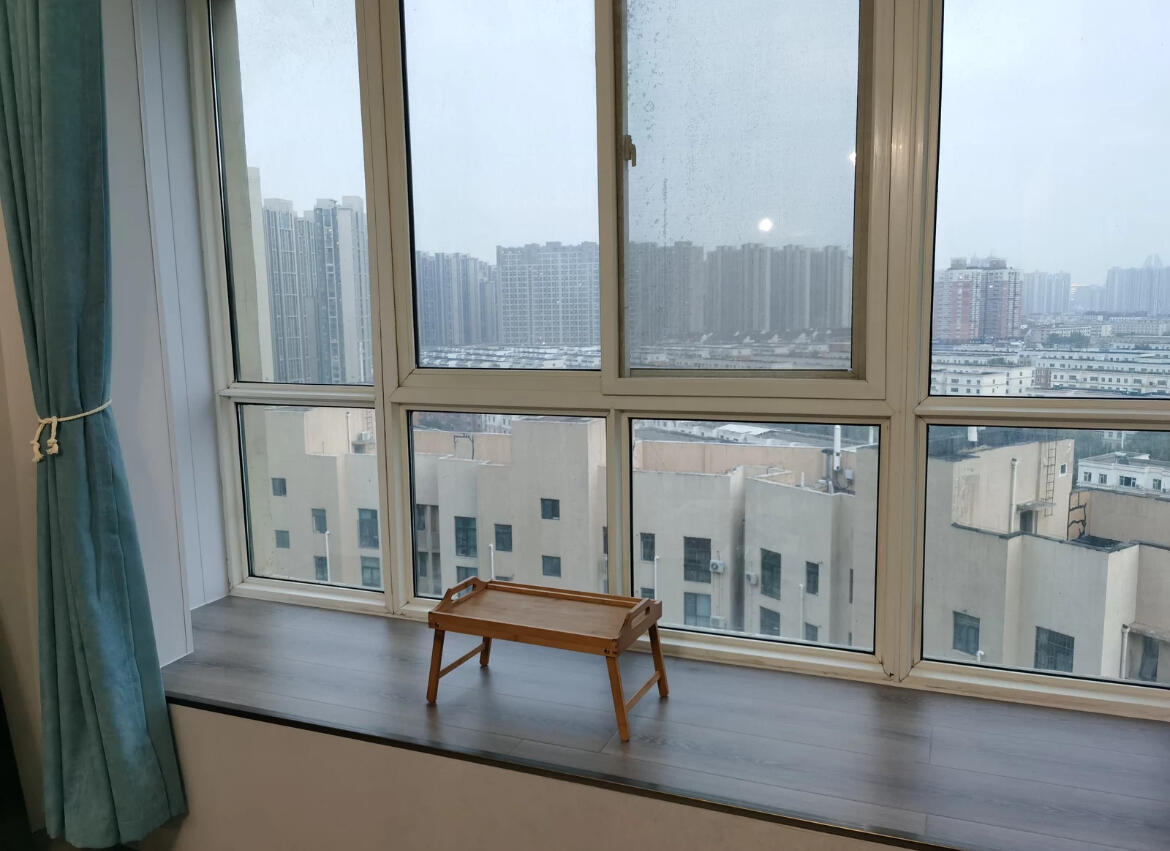 Wood Bed Table, customer photo