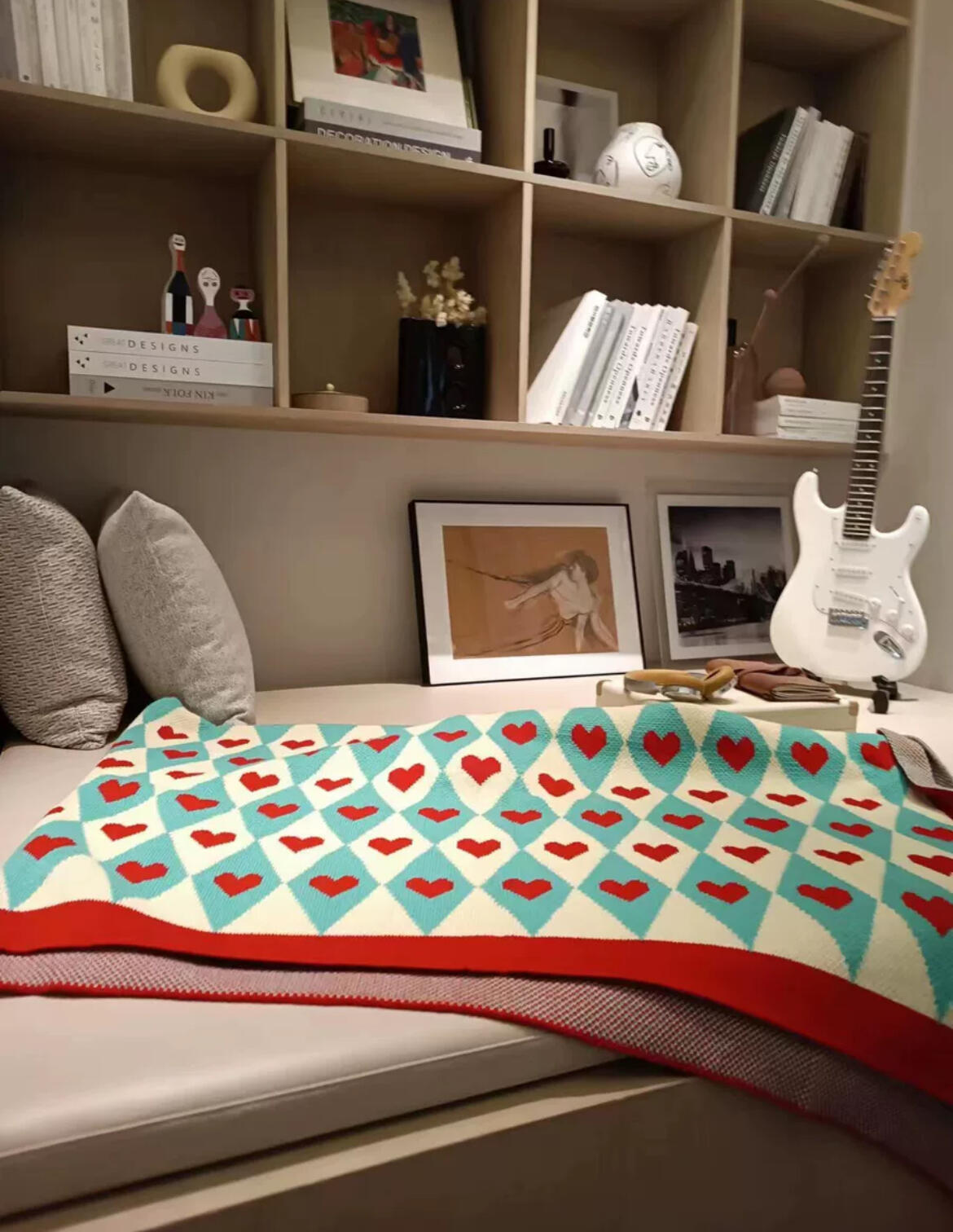 Romantic Nordic Blanket, customer photo