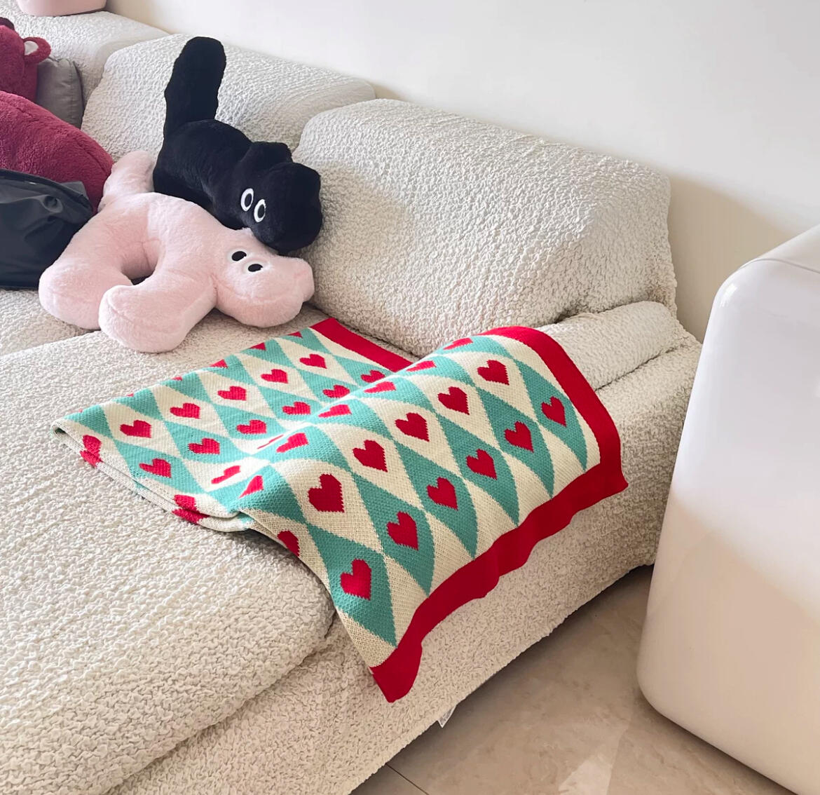 Romantic Nordic Blanket, customer photo