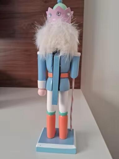 Wooden Nutcracker Soldier Decoration, customer photo