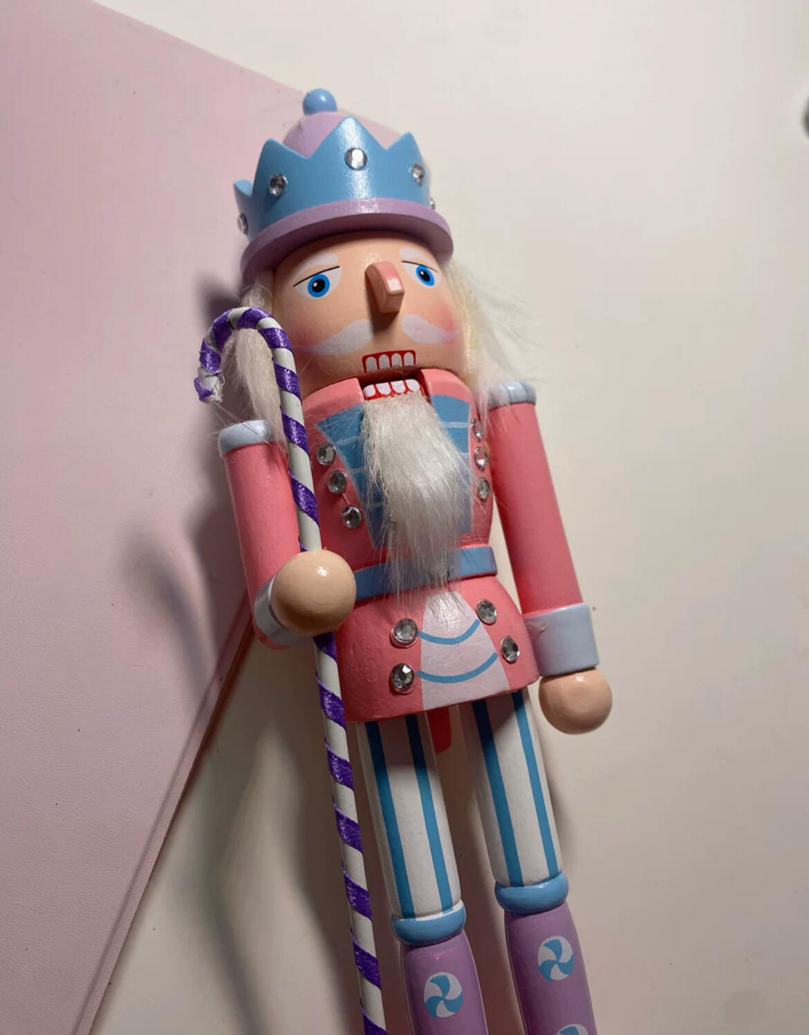 Wooden Nutcracker Soldier Decoration, customer photo