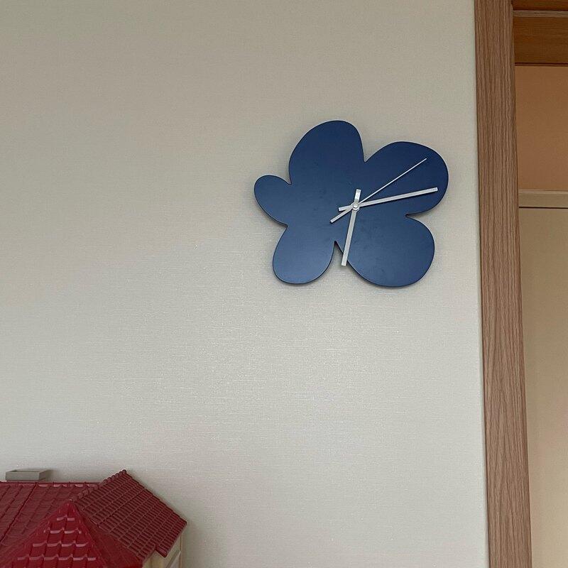 Nordic Wall Flower Clock, customer photo