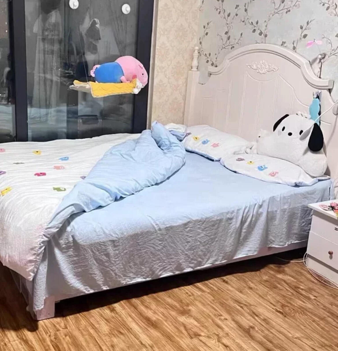 Cute Cartoon Bedding Set, customer photo