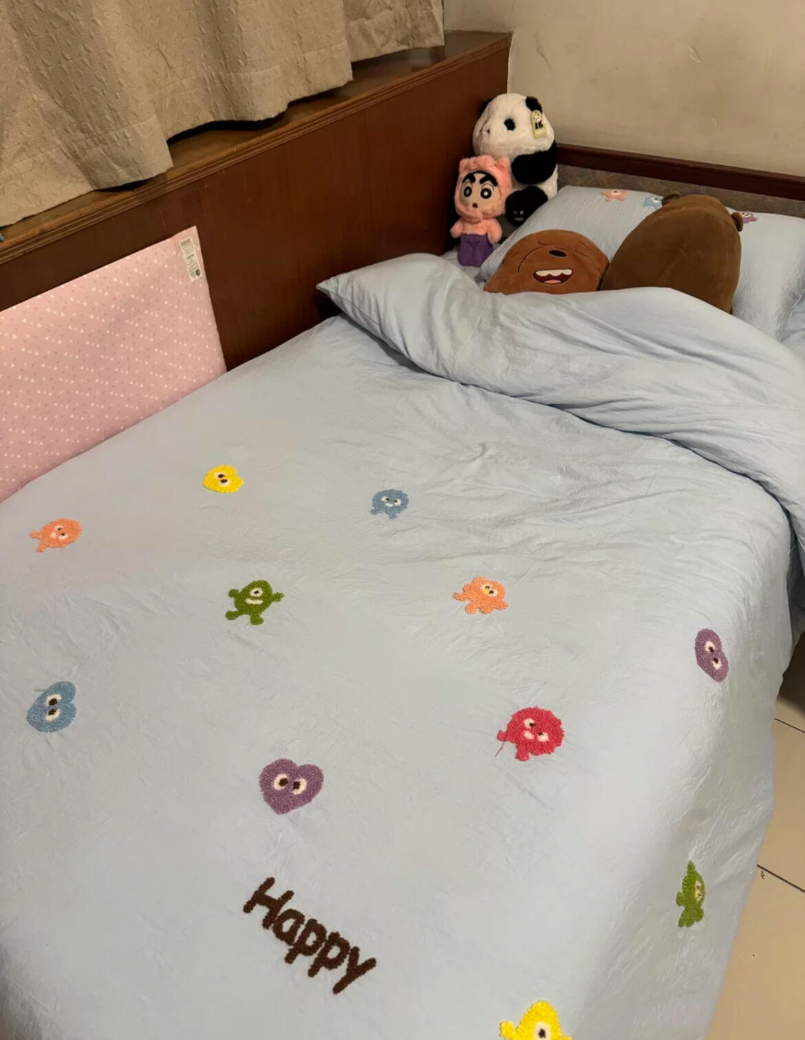 Cute Cartoon Bedding Set, customer photo