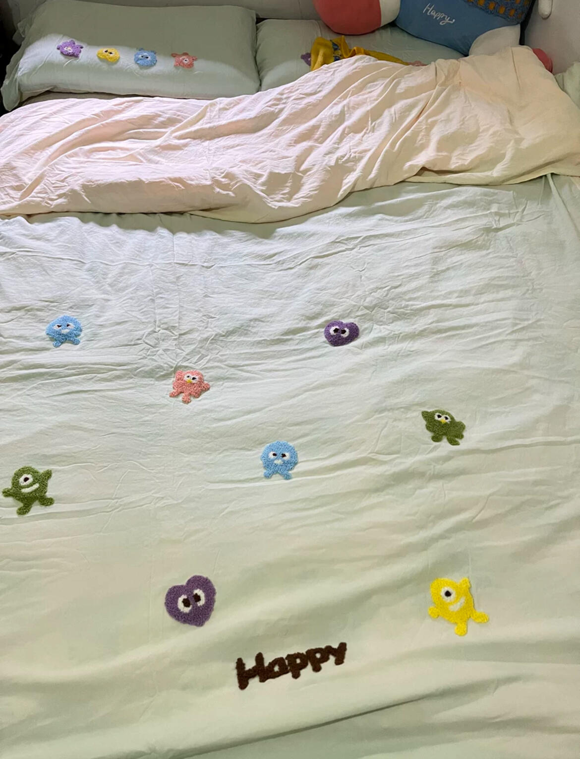 Cute Cartoon Bedding Set, customer photo