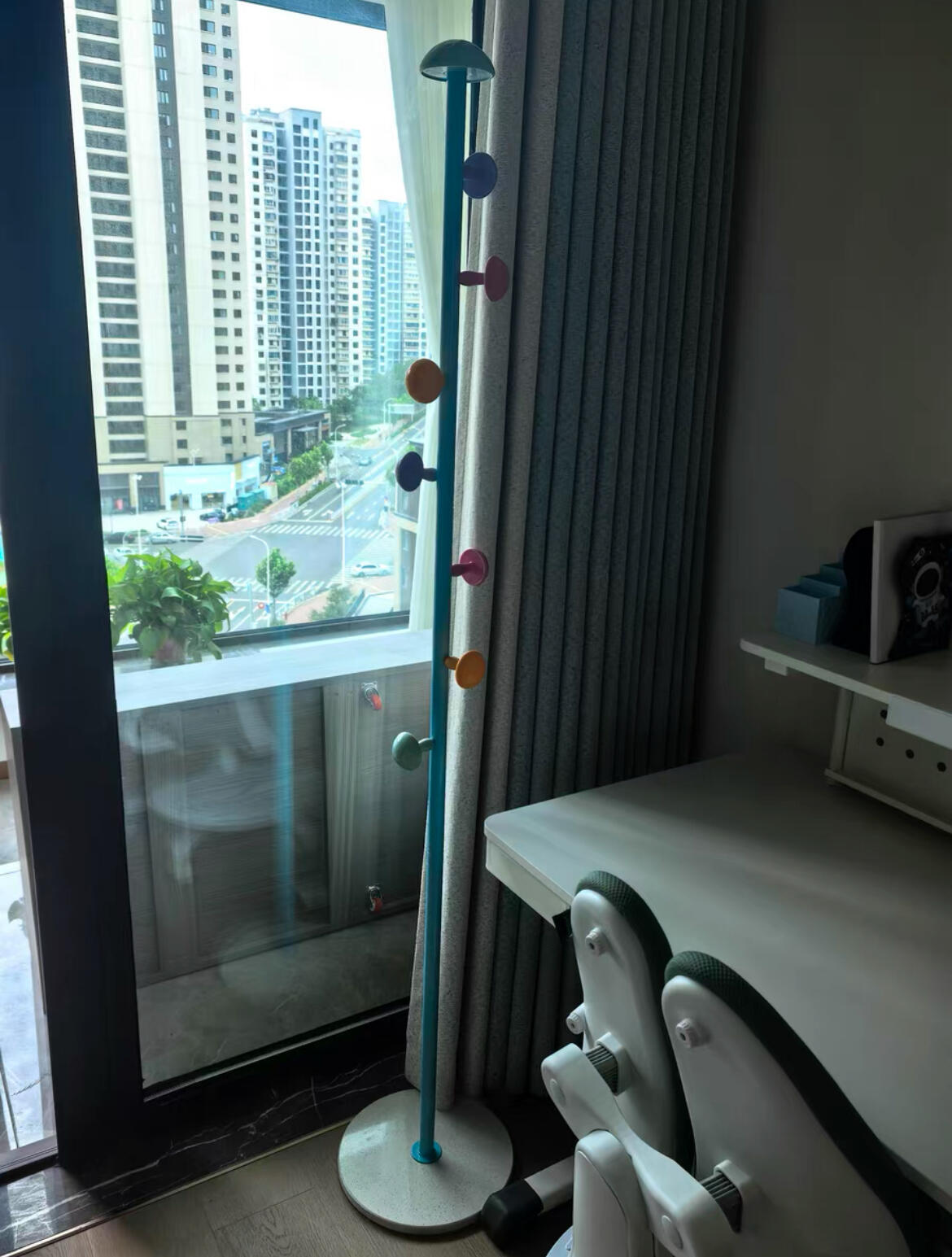 Mushroom Pastel Clothes Rack, customer photo
