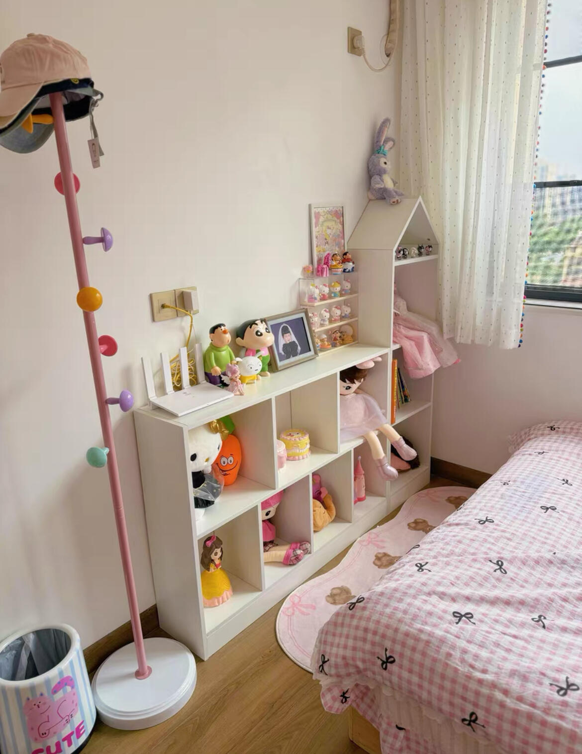 Mushroom Pastel Clothes Rack, customer photo