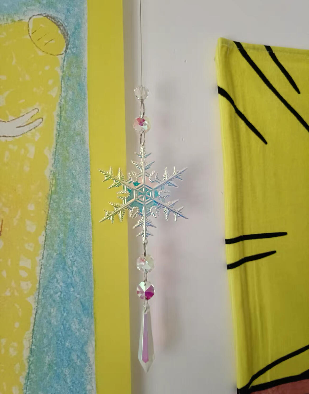 Christmas Snowflake Suncatcher, customer photo