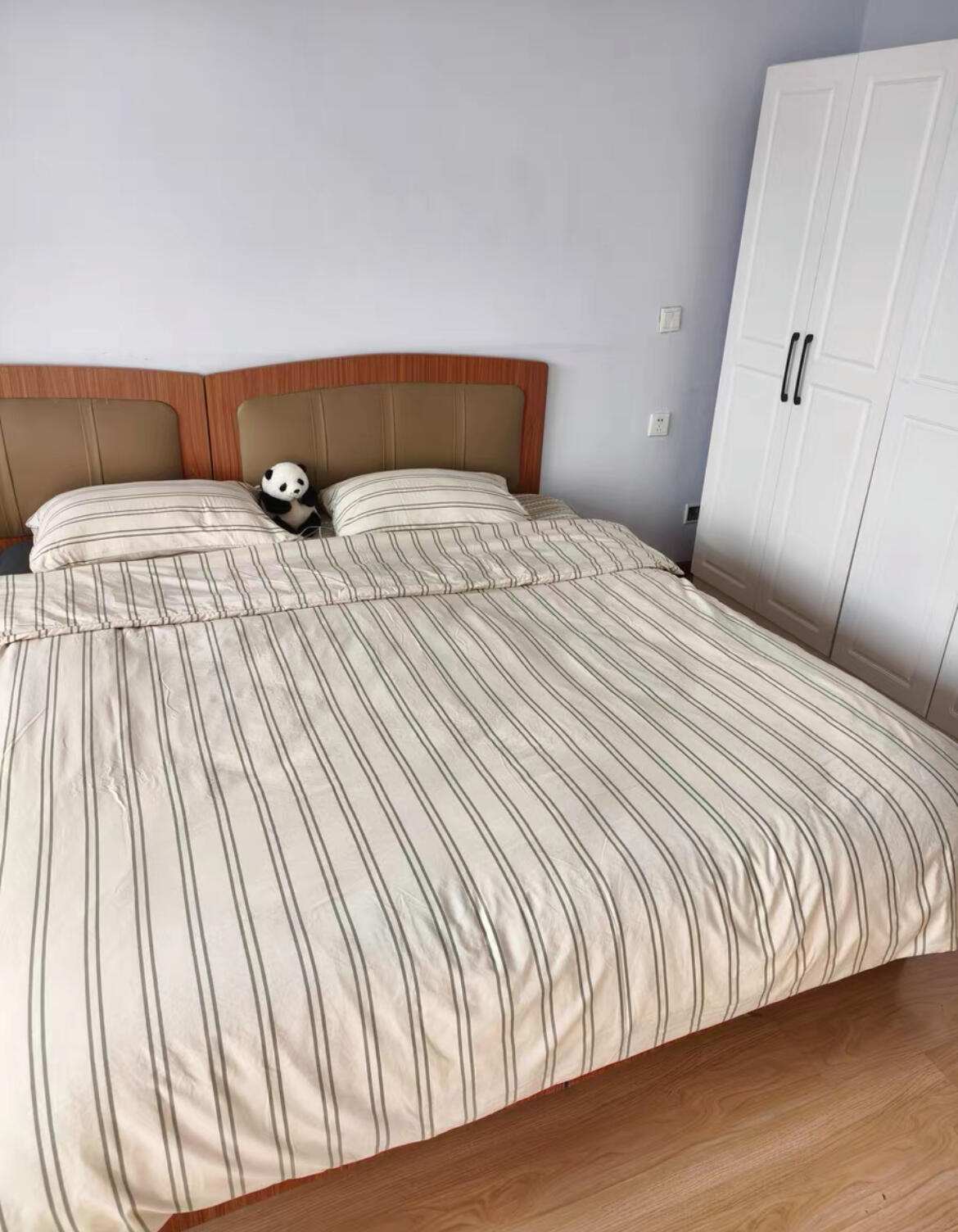 Retro Striped Bedding Set, customer photo