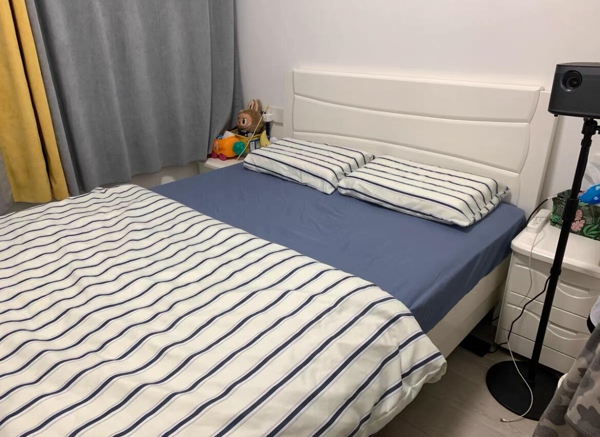 Nordic Stripe Bedding Set, customer photo