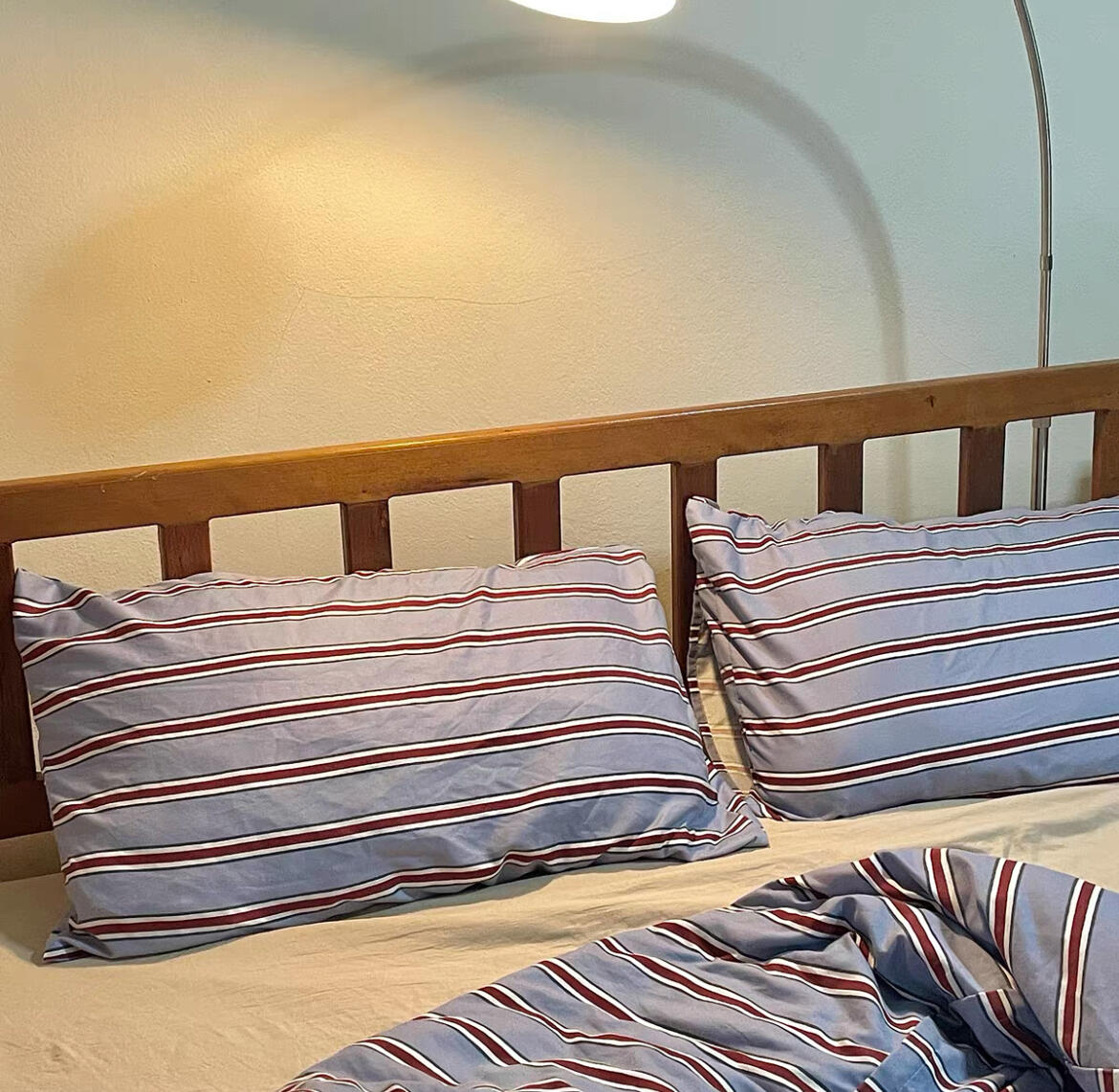 Nordic Stripe Bedding Set, customer photo