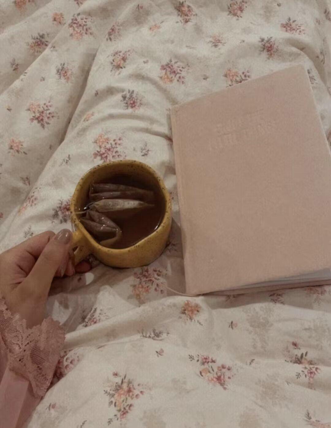 Pink Floral Duvet Cover Set, customer photo