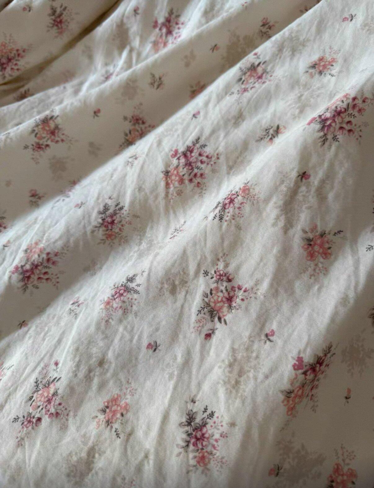 Pink Floral Duvet Cover Set, customer photo