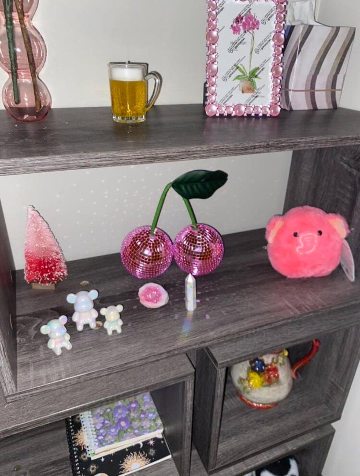 Red Cherry Disco Ball, customer photo
