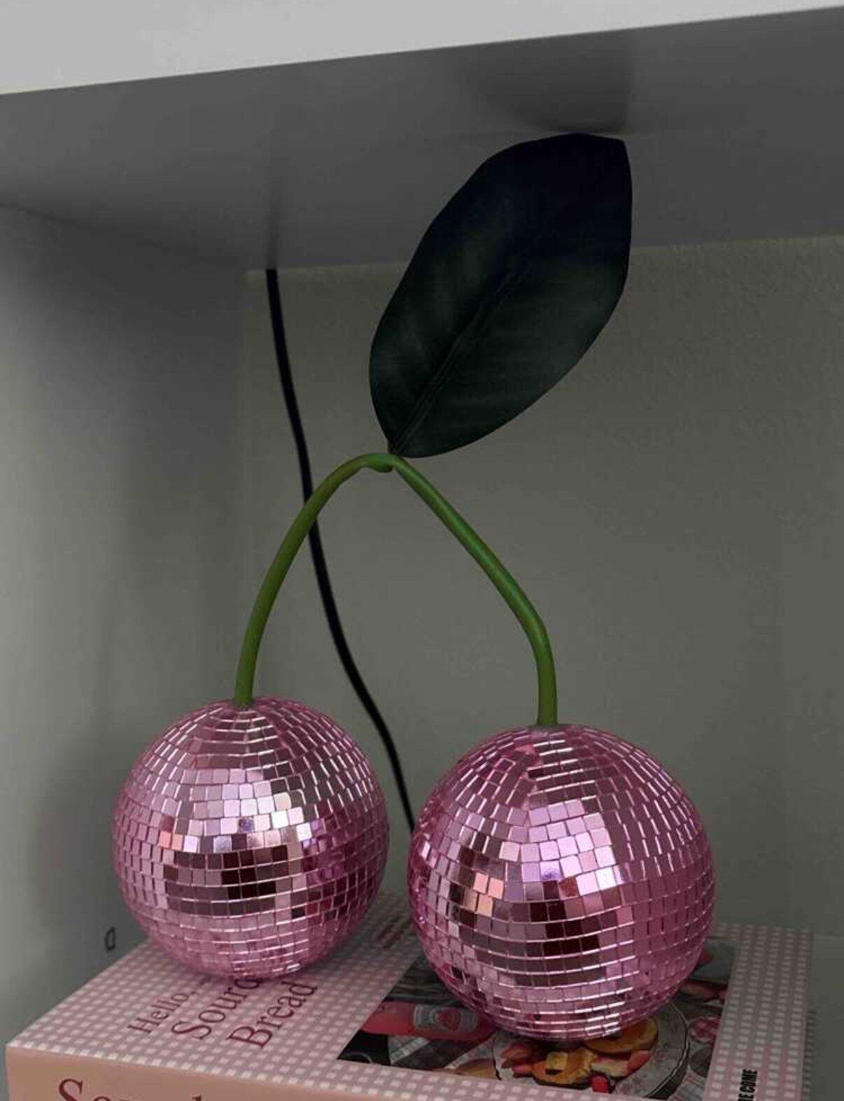 Pink Cherry Disco Ball, customer photo