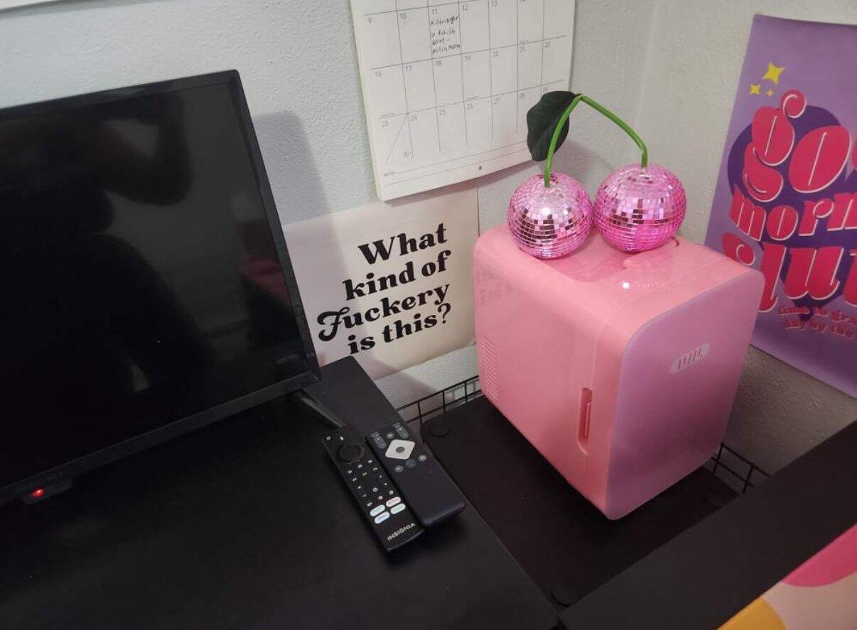 Pink Cherry Disco Ball, customer photo